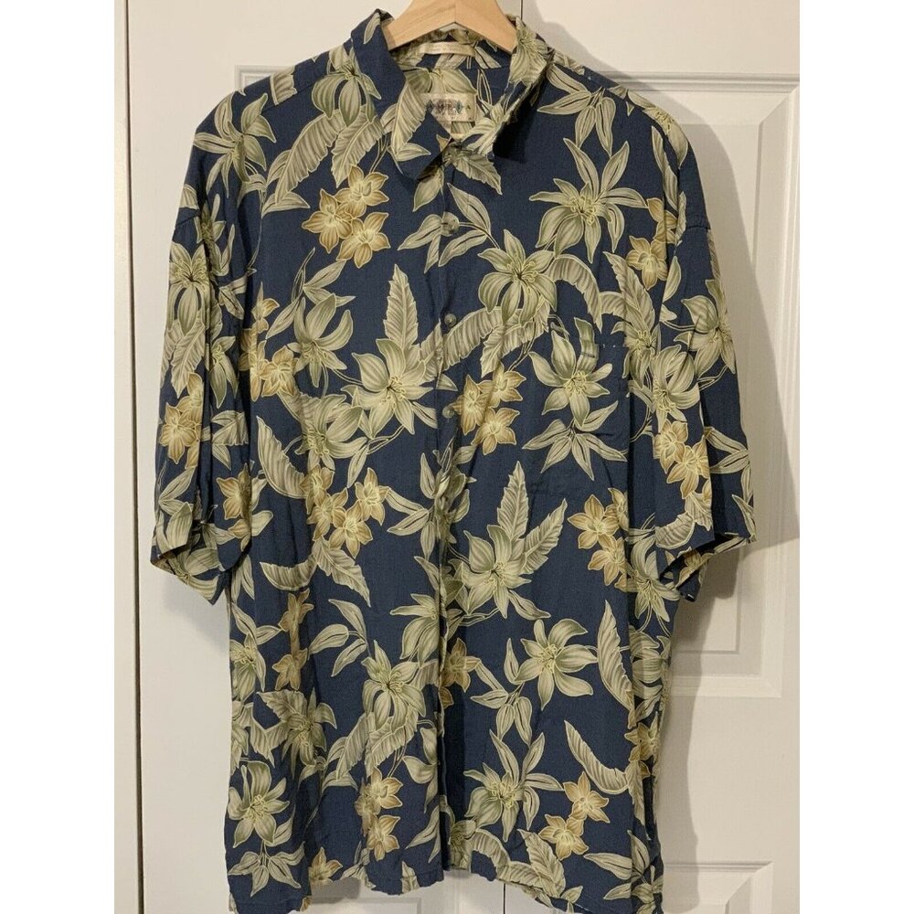 Campia Moda Men’s Sz 2XL Hawaiian Short‎ Sleeve Multi-Color Hawaiian